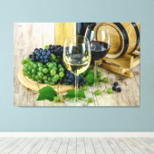 Wijn Canvas Afdruk (Insitu (Houten vloer))