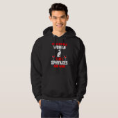 Wijn Cat Sphynx Hoodie (Voorkant volledig)