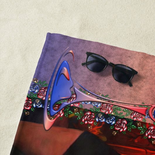 Wijn, Catrinas, bloemen en kaarsen 1718 Strandlaken (In situ)