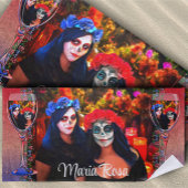 Wijn, Catrinas, bloemen en kaarsen 1718 Strandlaken