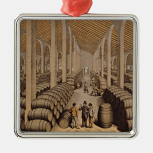 Wijn Cellar bij Jerez de la Frontera Metalen Ornament