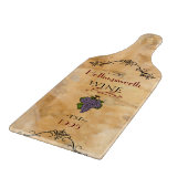 Wijn Cellar-gepersonaliseerd Snijplank (Hoek)