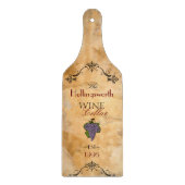 Wijn Cellar-gepersonaliseerd Snijplank (Voorkant)