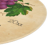 Wijn Cellar met Grafiek  Gepersonaliseerde Naam Snijplank (Hoek)