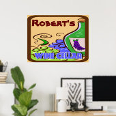 Wijn Cellar Sign, Robert Poster (Thuiskantoor)