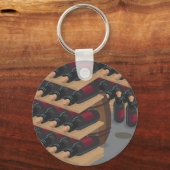 Wijn Cellar Sleutelhanger (Voorkant)