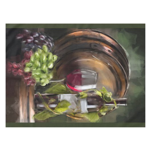 Wijn Cellar Tafelkleed (Voorkant (Horizontaal))