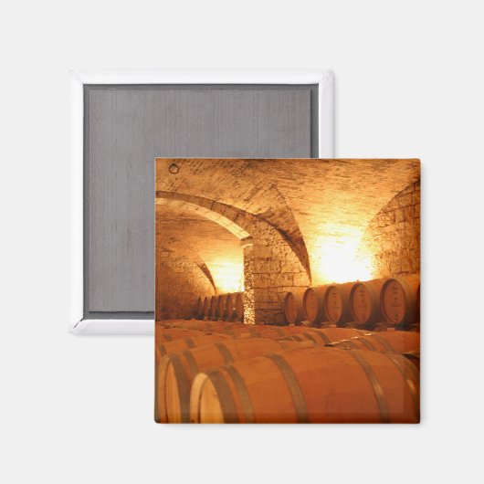 Wijn Cellar-vaten Magneet (Voorkant / Achterkant)