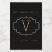 Wijn /champ/water/bier/sterke drank Etiket (10 cm  (Enkel label)