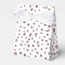 Wijn Confetti Waterverf Stippen Favor Doos