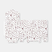 Wijn Confetti Waterverf Stippen Favoriet Box Bedankdoosjes (Uitgevouwen)