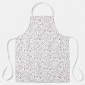 Wijn Confetti Waterverf Stippen Keuken Schort (Voorkant)