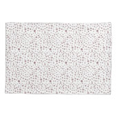 Wijn Confetti Waterverf Stippen Kussensloop (Achterkant)