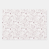 Wijn Confetti Waterverf Stippen Wrapping Paper (Voorkant)