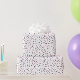 Wijn Confetti Waterverf Stippen Wrapping Paper Cadeaupapier