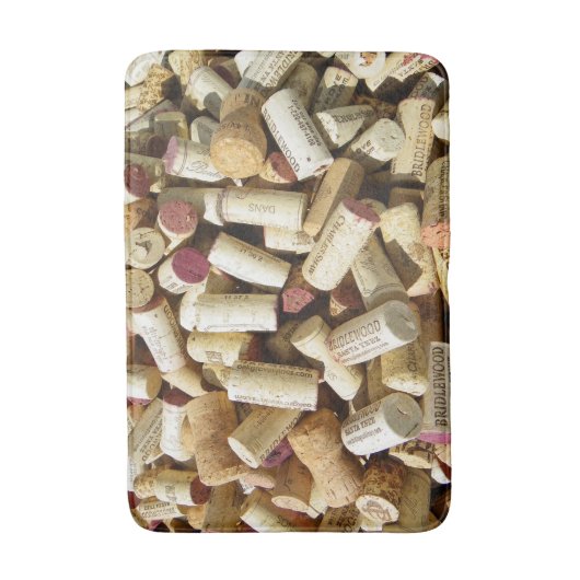 Wijn Corks Bath Mat. Badmat (Voorkant Verticaal)