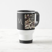 Wijn Corks Custom Monogram Quote mokken (Voorkant rechts)