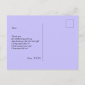 wijn , dank je wel uitnodiging briefkaart (Achterkant)