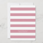 Wijn & Diner Gelegenheid Jubileum Rode Strepen Kaart (Achterkant)