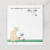 Wijn-diner Plaatskaartje (Buitenkant ongevouwen)