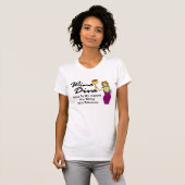 Wijn Diva "Fabulous" T-shirt (Voorkant volledig)