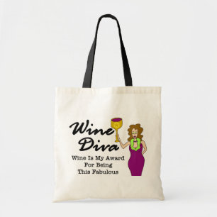 Wijn Diva "Fabulous" Tote Bag