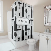 Wijn Douchegordijn (In situ)