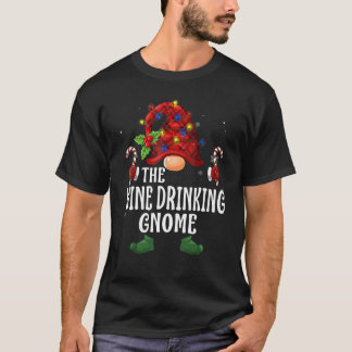 Wijn Drink de Gnome Buffalo-speldenfamilie T-shirt
