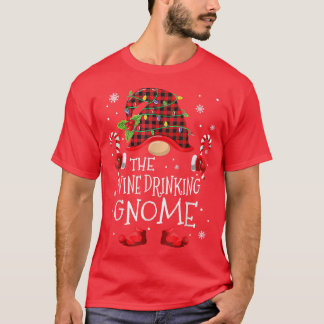 Wijn Drink de Gnome Buffalo-speldenfamilie T-shirt