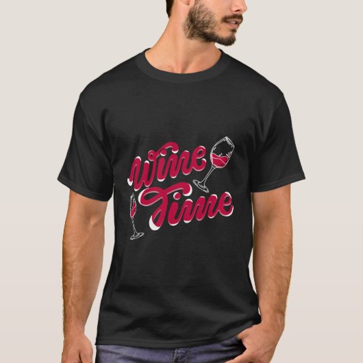 Wijn Drink Drinkers T-shirt (Voorkant)