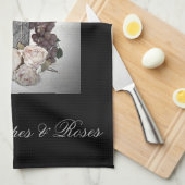 Wijn, druiven en Rozen Theedoek (Quarter Fold)