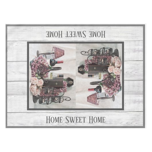 Wijn, Druiven, Hout, Planken, Land, Boerderij Tafelkleed (Voorkant (Horizontaal))