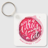 Wijn een kleine Sleutelhanger (Voorkant)