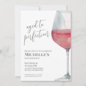 Wijn Eenvoudig 60e verjaardagsfeest Kaart (Voorkant)