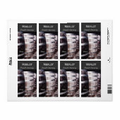 Wijn eiken vaten wijnmakerij fles label (Full Sheet)