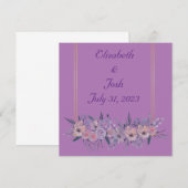 Wijn Elegant Kaart (Voorkant / Achterkant)