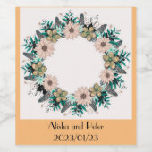 Wijn Elegant Wijn Etiket (Enkel label)