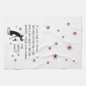 Wijn elke dag of $1 miljoen? Grappig citaat Theedoek (Horizontaal)