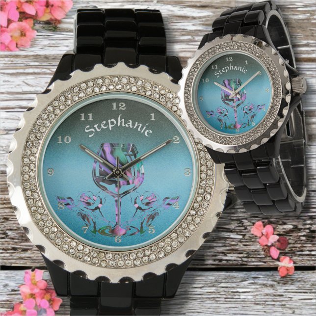 Wijn en bloemen 2190 horloge (Creator heeft geüpload)
