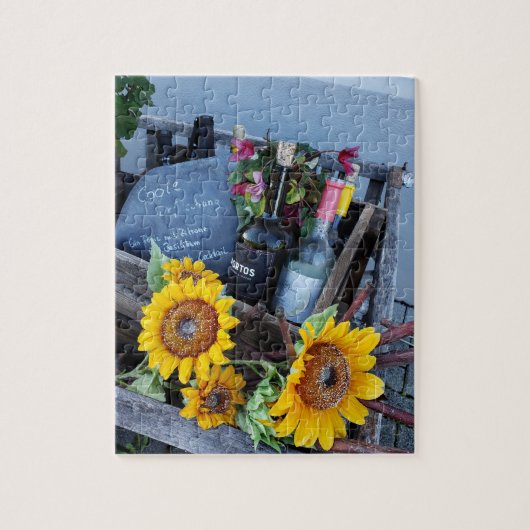 Wijn en Bloemen Puzzel (Verticaal)