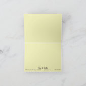 Wijn- en boter-blanco-kaart bedankkaart (Binnen)