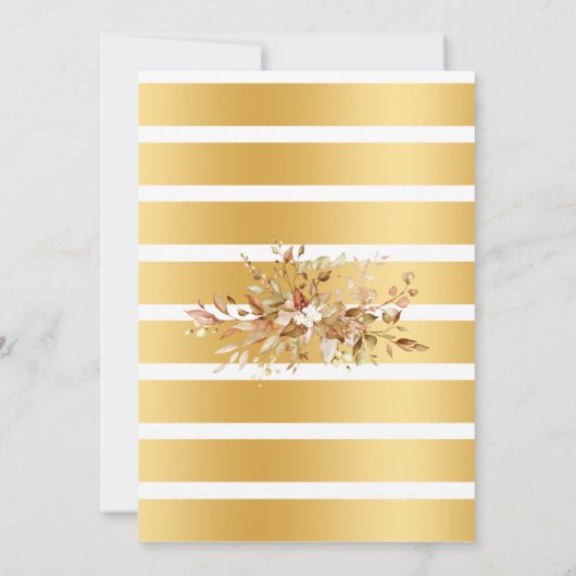 Wijn en Brouwen Herfst Eucalyptus Bruidsdouche Kaart (Achterkant)