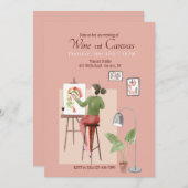 Wijn en Canvas Kaart (Voorkant / Achterkant)