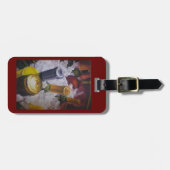 Wijn en champagne op bagagelabel (Voorkant horizontaal)