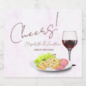 Wijn- en Charcuterie-feest Sparkling Wijnetiket (Enkel label)