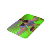 Wijn en chocolade met een Surreal Kiss Badmat (Gekanteld)