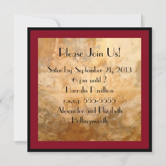 Wijn- en Dijnpartij Kaart (Achterkant)