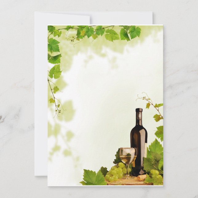 Wijn en druiven (Voorkant)