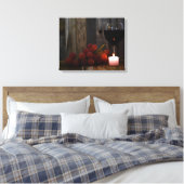 wijn en druiven gloed canvas afdruk (Insitu (Slaapkamer))