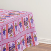 wijn en druiven pointillism picnic tablecloth tafelkleed (Voorbeeld)